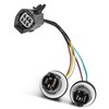 HUFEWU Tail Light Socket Wiring Harness Fit for Jeep Wrangler