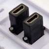 Rosebe HDMI AV Wall Plate Wall Outlet 70*115mm 2 Ports