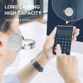 kunying 25 Pack LR41 AG3 392 384 192 Advanced Alkaline Battery, 1.5V lr41 Batteries for Watch