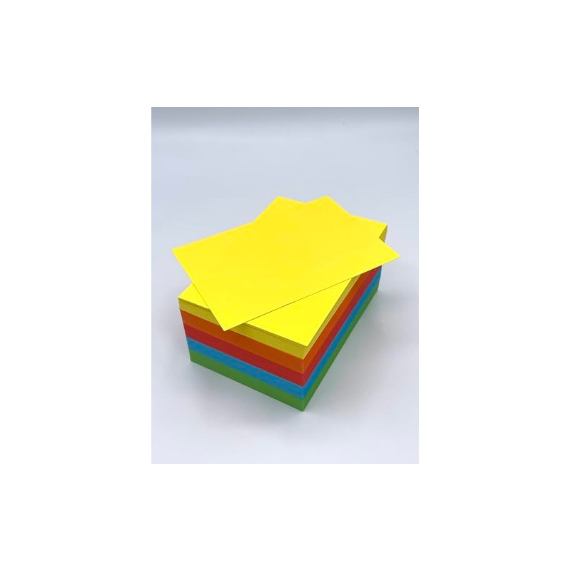 Blank Flash Cards, A6 105 x 148 mm Assorted Intense