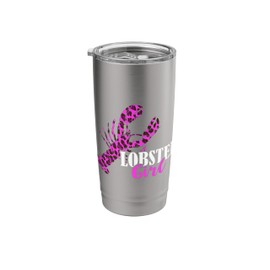 Lobster Girl Purple Red Lobster Seafood Lover Lobster Lover Stainless Steel Insulated Tumbler