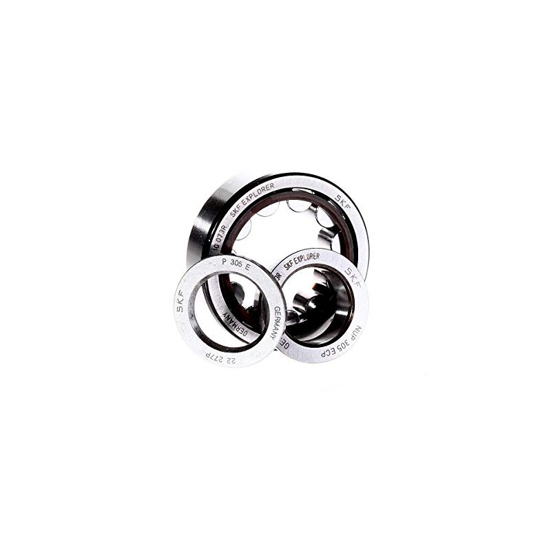 SKF Cylindrical Radial Roller Bearing, 25 ID, Bearing steel