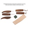 Walnut Wood Carving Knife Non Slip Comfortable Wood Carving Whittling
