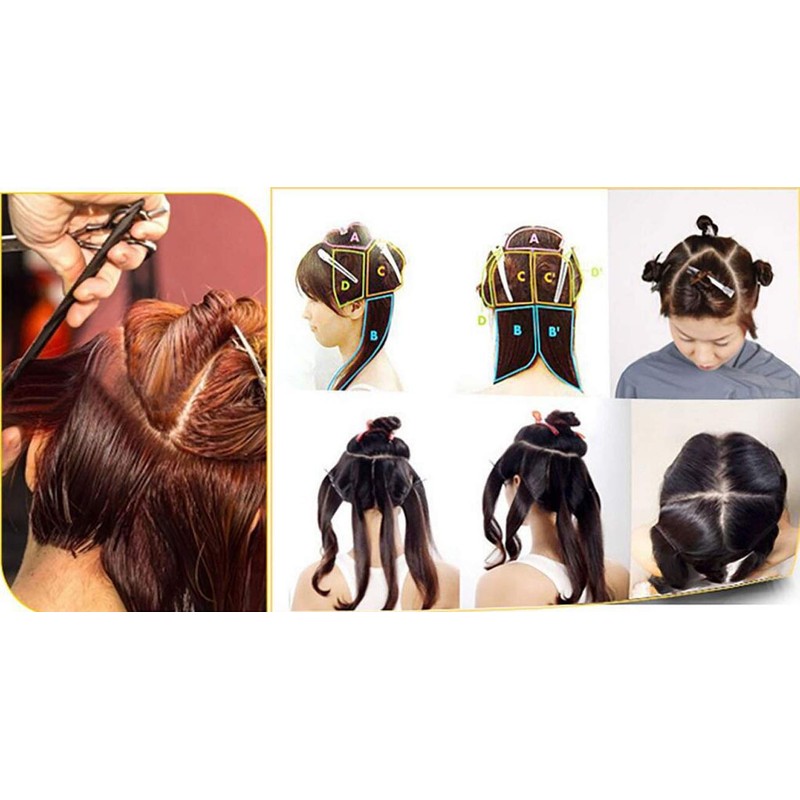 12Pcs Metal Dividing Duck Bill Clips Clamp Hair Styling Clips