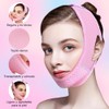 2PCS Mentonera Postquirúrgica Papada | Face Lift Tape Invisible |