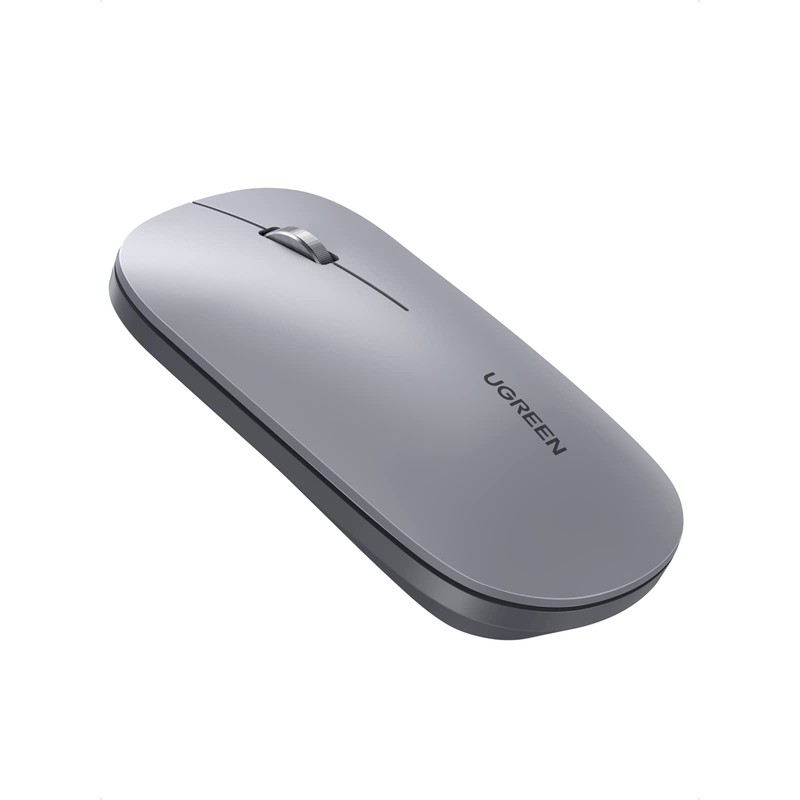 UGREEN Mouse Inalámbrico Bluetooth & 2.4G, Silencioso, Compacto y Portátil