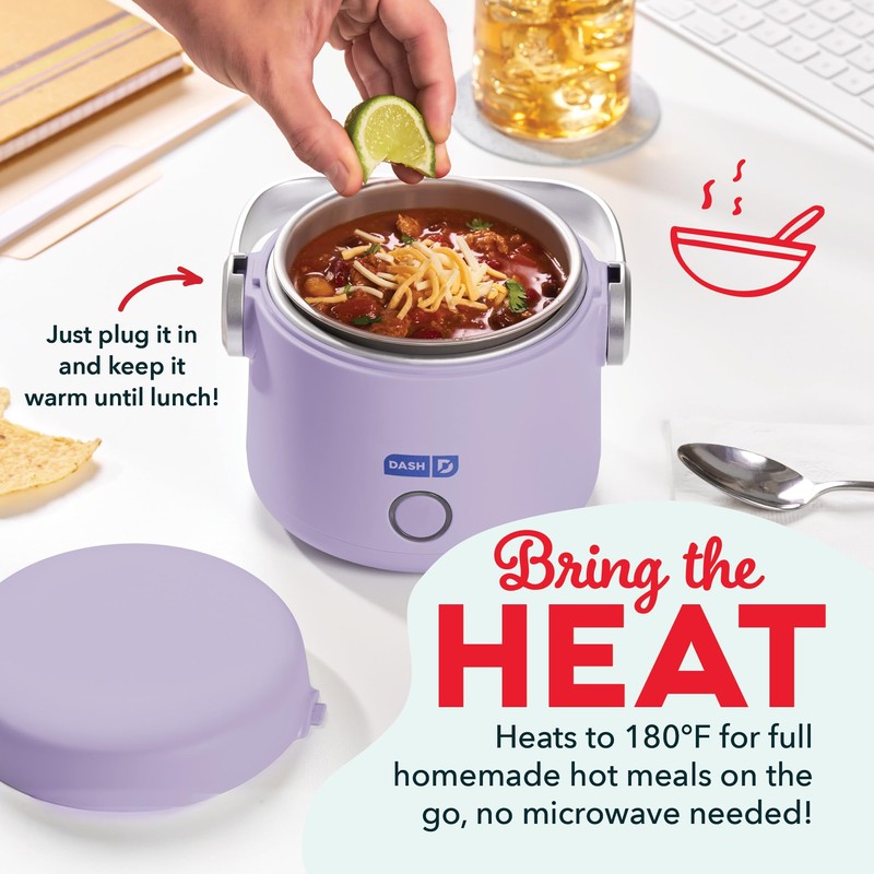 DASH Hot2Go™ Personal Food Warmer (20 Ounces) - Lavender