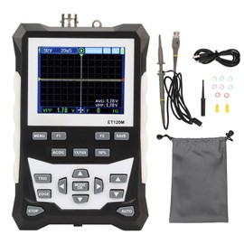 Handheld Oscilloscope 120MHz Waveform Bandwidth High Accuracy 2.4in TFT Digital Color Analog Oscilloscope Kit