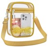 Clear Crossbody Bag Stadium Approved,Transparent Messenger Shoulder Bag for Concert,