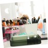Healeved Dressing Table Makeup Organizer Cosmetics Storage Box Lipstick Compartments