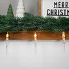 Icicle String Christmas Light Set - Warm White - 4.5'
