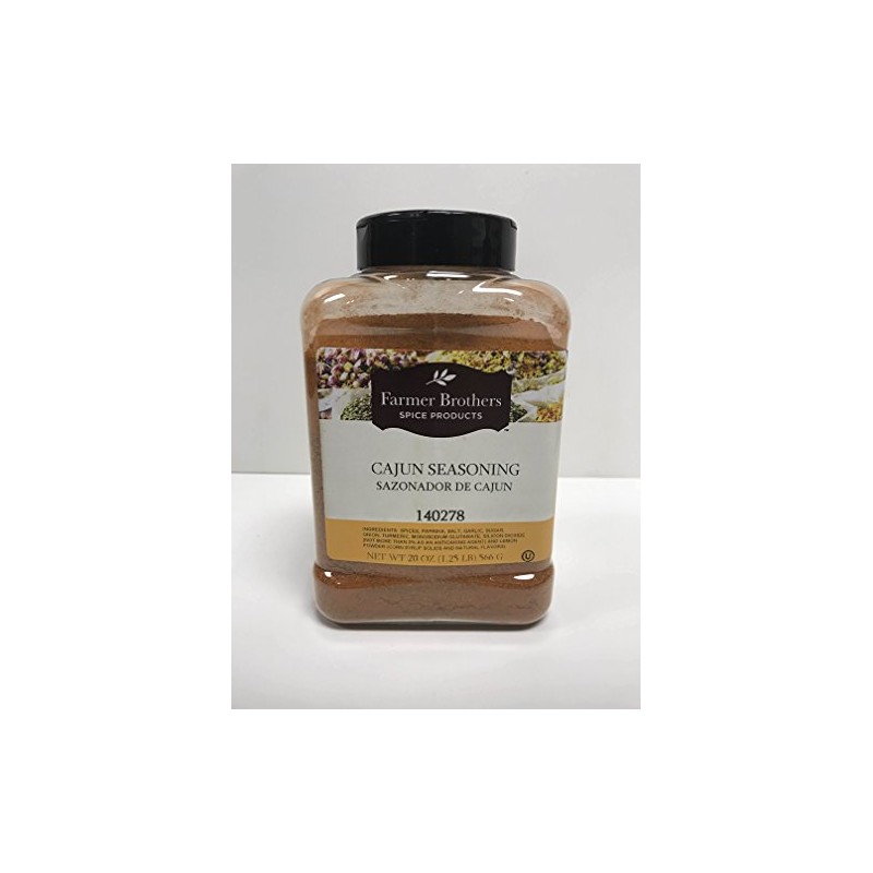 Cajun Seasoning (1 bottle/1.25 lb) By Farmer Brothers