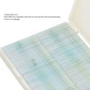 100pcs Microscope Slides Rounded Edge Plants Blank Microscope Slides for