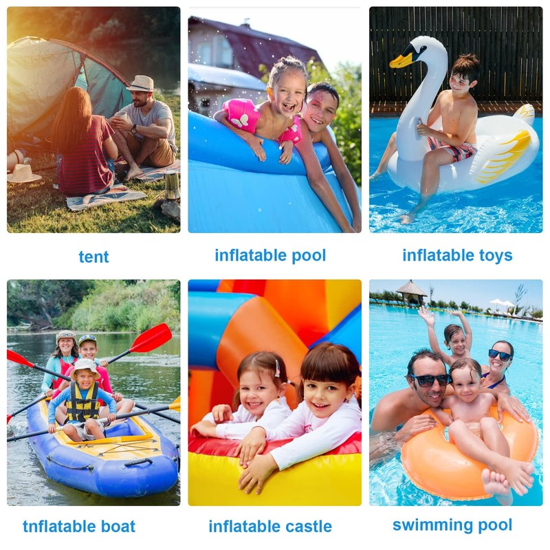 Semazz Reparaturflicken Pool für Schwimmbecken,20 PCS Vinyl Unterwasserkleber Pool PVC