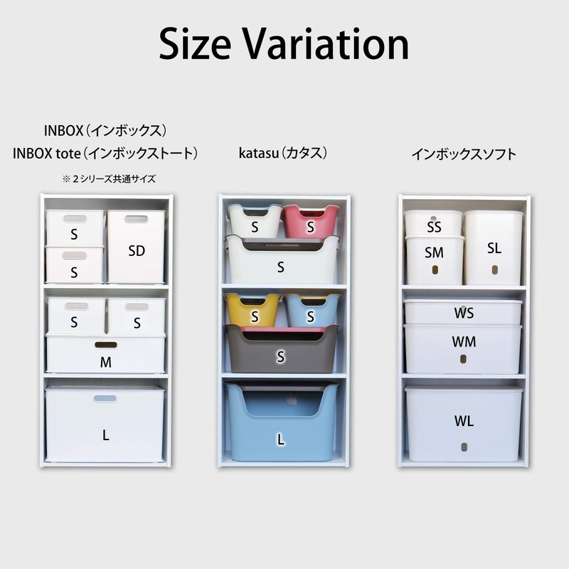 Sanka Storage Box Lid S Yellow (188×263×18mm) squ+ katasu Kf-SYE