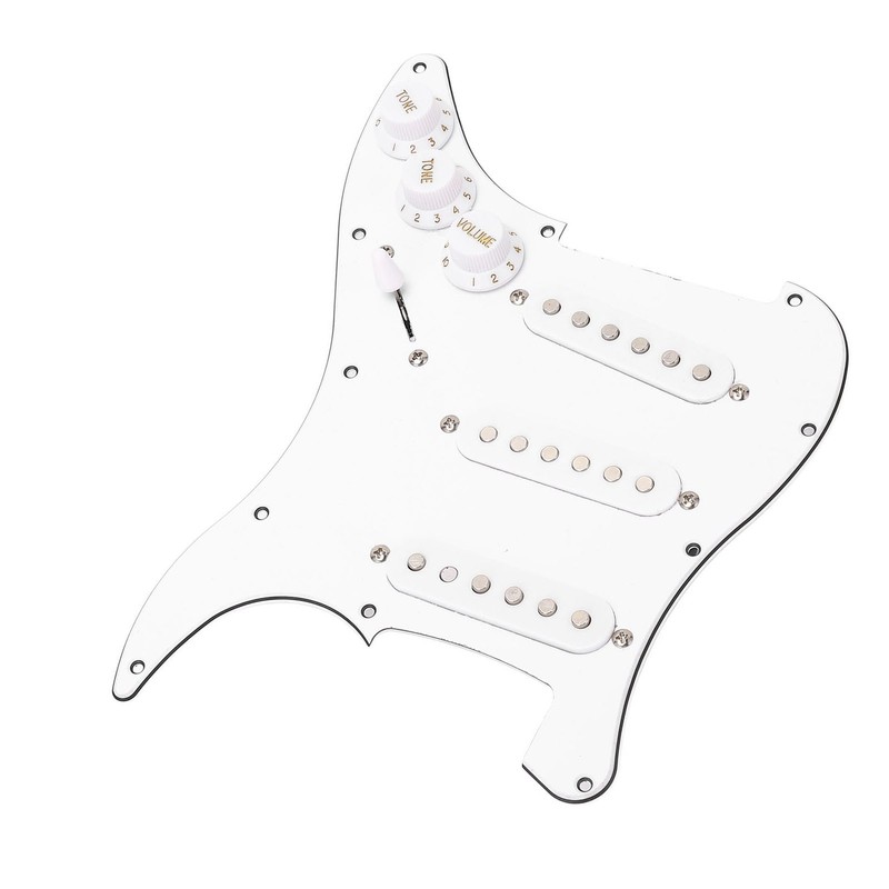 DIY Electric Guitar Kit with Prewired Loaded Pickguard Bridge System
