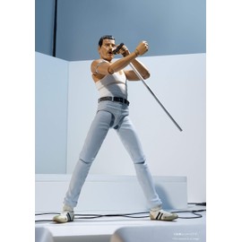S.H. Figuarts Freddy Mercury Live Aid Version, Approx. 5.9 inches (150 mm), ABS & PVC Pre-painted Action Figure