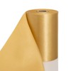ATRBB 4 Inches Wide Gold Satin Ribbon, 27 Yards Soft,