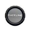 Raceline Matte Black Push Thru Wheel Center Cap BG108B-FB BG108B