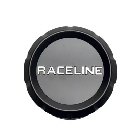 Raceline Matte Black Push Thru Wheel Center Cap BG108B-FB BG108B