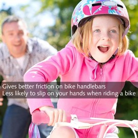 1 Pair Bicycle Grips,Mountain Bicycle Grips,Rubber Grip Handlebar,Non-slip Rubber Handle Covers,Comfortable Hand Grip,for Bike Tricycle Scooter