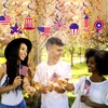 Fourth-4th of July Memorial-Day Party Decorations Streamers - 16Pcs Red