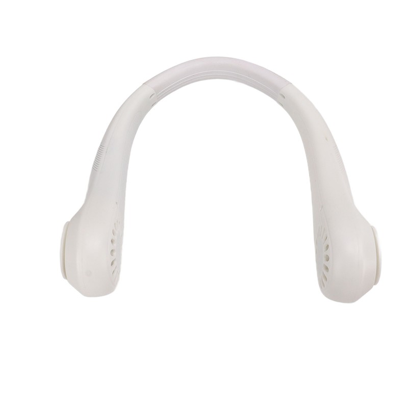 Portable Neck Fan Leafless Hands Free Quiet Lightweight USB Charging