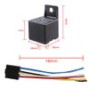 ESUPPORT ESUPPORT Car Relay 12V 40A SPDT 5Pin Switch Socket