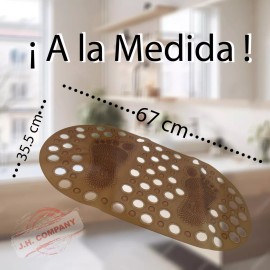 JIAERMEI Tapete De Baño Antiderrapante Para Regadera Seguridad