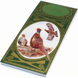 Simon Lucas Designer Bridge Score Pad - Game Birds - Chicago Bridge