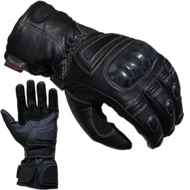 PROANTI Motorcycle Gloves Leather Rain Winter Motorcycle Gloves – XL