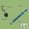 MAZEL Golf Club Groove Sharpener Tool for Golf Iron,Wedge,Driver -