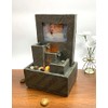 Nature's Mark 11" H Cascading Photo Frame Tabletop Water Fountain