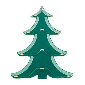 ML-Train Christmas Tree with Energy-Efficient LEDs 5-24 V for Locomotive Wagon Building Freestanding Decoration Model Railway Garden Track G