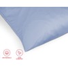 fleuresse Colours pillow case, made from Mako satin, Cotton, denim,