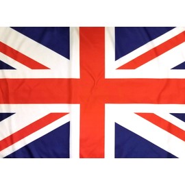 3x5 British Flag with Two Brass Grommets 100% Polyester , UK Flag , United Kingdom Flag , Union Jack Flags , English Flag England Flag Union Flag 3x5 English Flag United Kingdom Flag Britain Flag 3x5