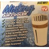 White & Brown Northern Chill Rechargeable Misting Air Cooler Fan