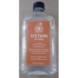 STETSON Off Road  All OverHair and Body Wash 16oz / 375ml Black Tea/Sandalwood