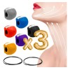 Ejercitador Mandibular Pelota Silicona Cara Cuello Set 3pz F
