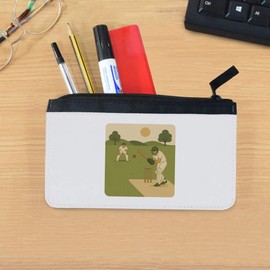 'Cricket Match Action' Pencil Case (PC00057738)