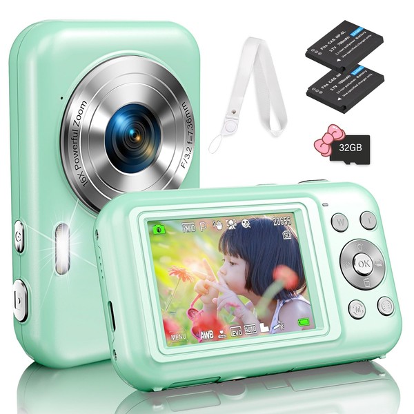 Bofypoo Digital Camera, Digital Camera, Micro SD Card Included, Long