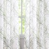 FMFUNCTEX Linen Semi Sheer Curtains for Bedroom, Sage Green White