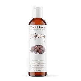 Jojoba Oil 4 oz. Cold Pressed 100 Pure Natural Carrier - Skin, Body And Hair Moisturizer. Works For Massage, Aromatherapy, More