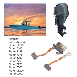 64E 43892 00 64E 43891 00 Juego de Cepillos de Carbón para Motor Fueraborda de 115 a Juego de Cepillos de Carbón para Motor de Barco con Inclinación y Ajuste