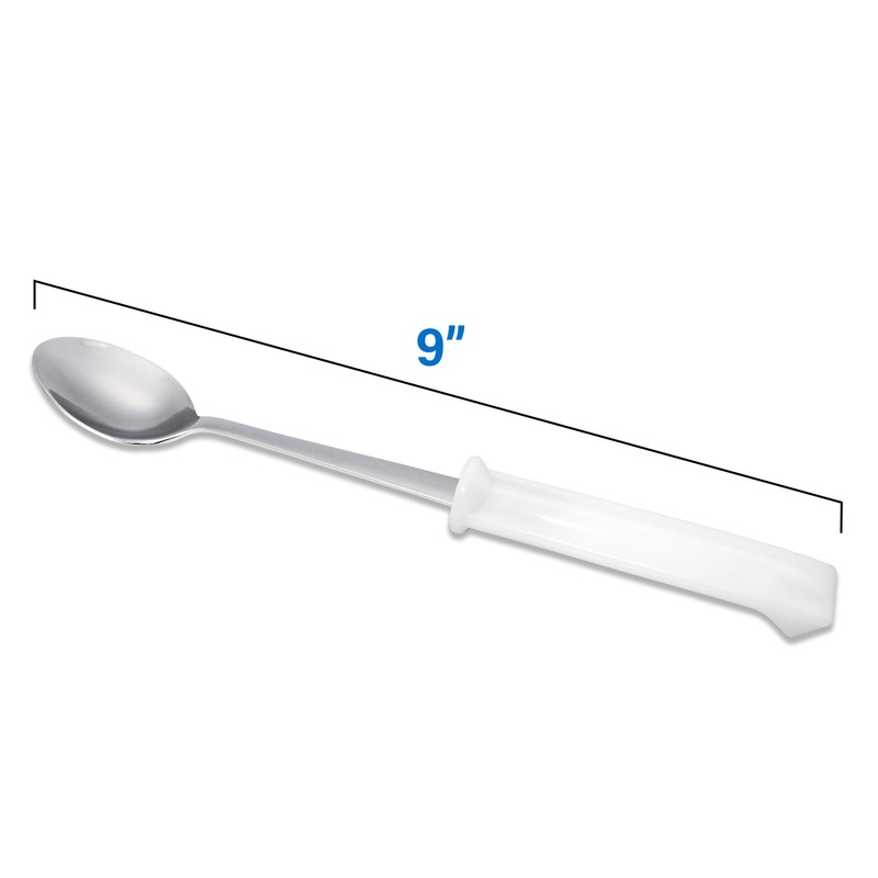 Long Teaspoon with Lightweight Plastic Handle