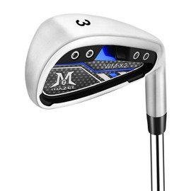 MAZEL WM-X1/2 Individual Men Golf Club Irons 1,2,3,4,5,6,7,8,9,Pitching Wedge,Approach Wedge,Sand Wedge with Graphite/Steel Shafts for Right Handed