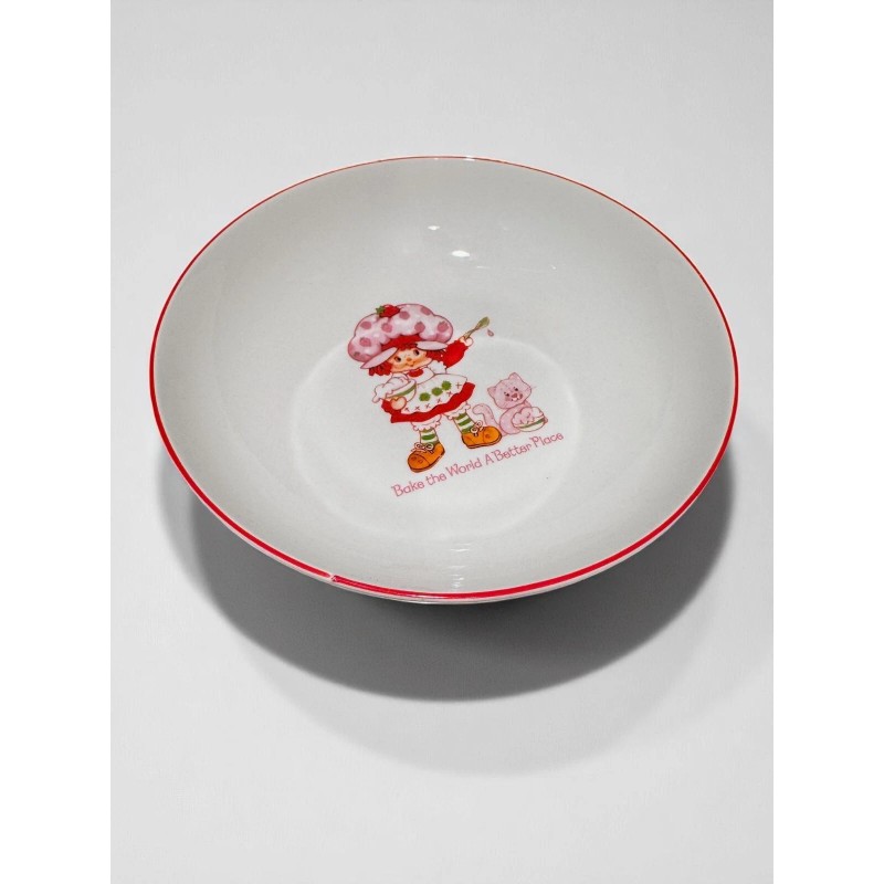 Strawberry Shortcake Rare Strawberry Shortcake Pasta Bowl 9” Ceramic -