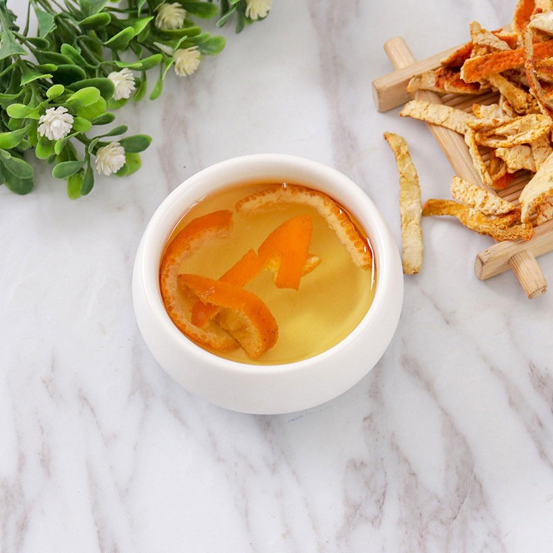 Dry orange peel tea bag ，Thé avec peau d'orange，mandarin oranges