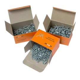 Wood Screws Set 3mm Range – Pozi-Drive Countersunk Zinc Plated Steel Screws – 600 Pieces – 15mm, 40mm and 50mm…