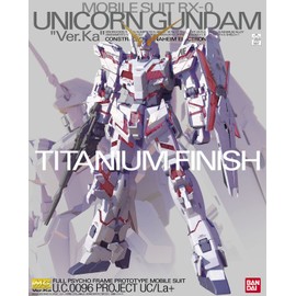 Bandai Hobby Unicorn Gundam Ver. Ka Titanium Finish, Bandai MG Action Figure